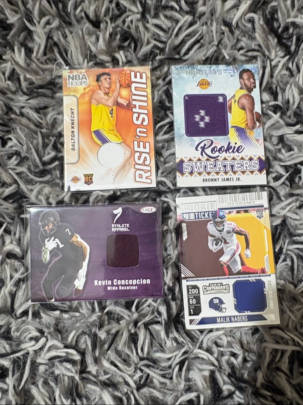 Patched Assorted Sports Cards-Basketball/Football
